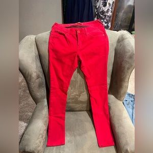 Red Skinny Jeans